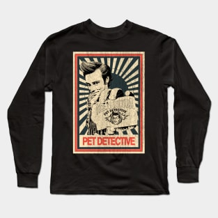 vintage Poster Pet Detective /// Ace Ventura Long Sleeve T-Shirt